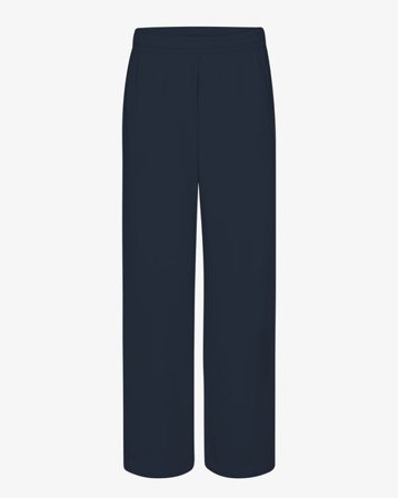 Organic Straight Leg Sweatpants - Navy Blue - Female - XL