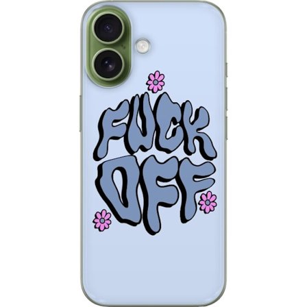 Kompatibelt Mobildeksel til Apple iPhone 17 Fuck Off