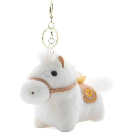 2026 Hästens år maskot plysch nyckelring, ryggsäck berlock, plånboks hänge, presentdekoration.