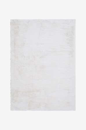 KM Home - Soft Pile Rug Heaven Deluxe - Hvit - Lugg- & ryetepper - 160X230 - Fra Homeroom