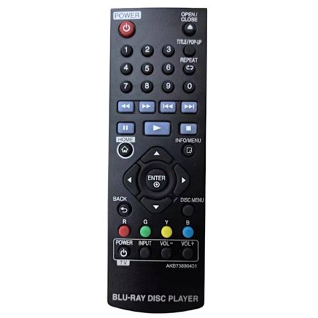 AKB73896401 Fjernkontroll for LG Blue-Ray Disc DVD-spiller BP250 BP135 BP240 BP300 BP335W BD640