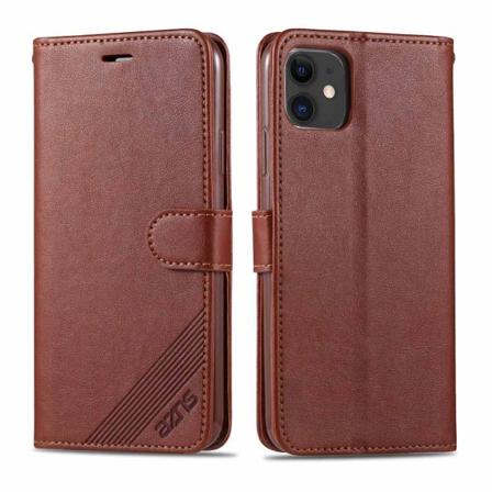 iPhone 12 Mini - lommebokdeksel (Yazunshi) Brun