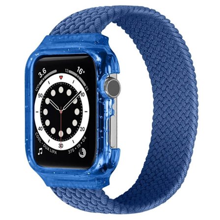 Apple Watch 38/40/41/42mm Braided Nylon Watch Strap - Blue
