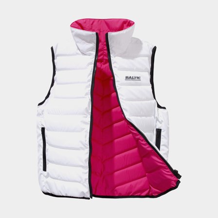 Kelluntaliivi Baltic Flipper 50N, valkoinen/vaaleanpunainen, X-Small (50 - 60 kg)