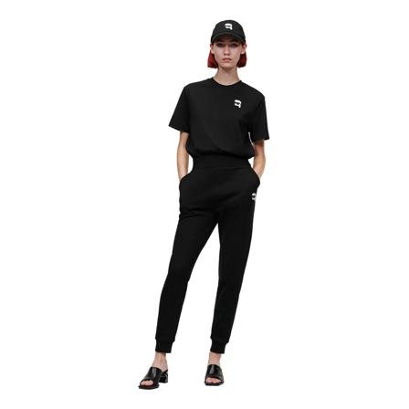 Karl Lagerfeld, Ikonik 2.0 Sweatpants Czarny, Kobieta, Rozmiar: XL