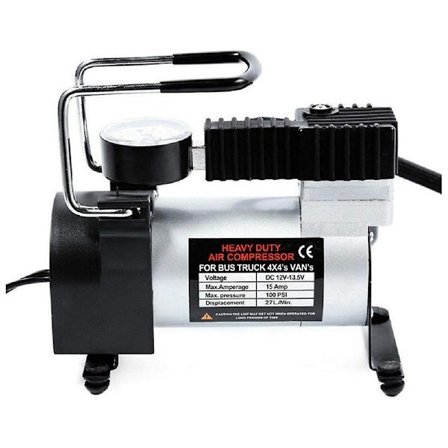 Bilpump 12V 120W 100PSI Bärbar Luftkompressor Däckuppblåsningspumpar 35L/Min