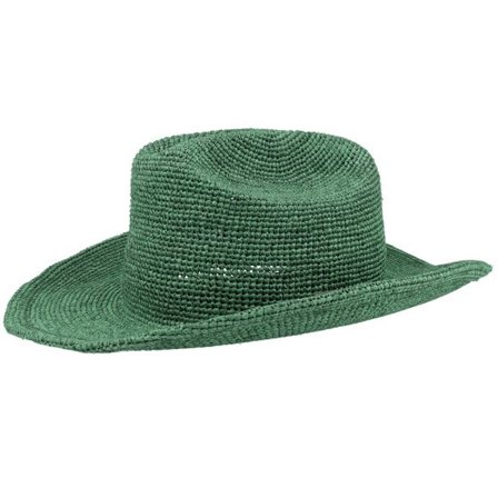 Brixton - Grön western Hatt - Odessa Straw Packable Cowboy Primal Green Western @ Hatstore