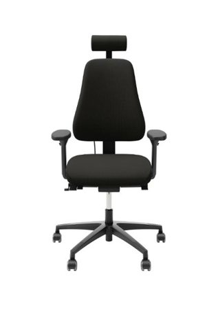 LANAB DESIGN Kontorsstol LD6340 Svart komplett - Lyreco - Kontorsmöbler och inredning - Stolar och sittmöbler - Kontorsstolar