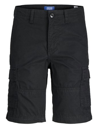 Jack & Jones Jpstcole Jjmateo Cargo Short Jnr - Black - 158