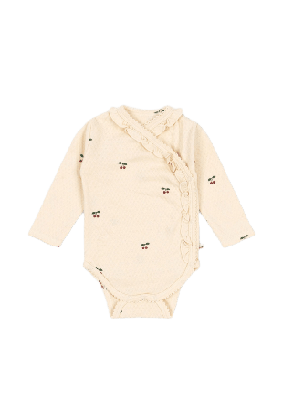 Konges Sløjd NEWBORN FRILL BODY GOTS Överdelar & bodies Dam Flerfärgad 6M