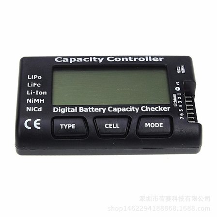 Batteribalansering Kapacitetsstyrare Testare CellMeter-7 LiPo LiFe Li-Fe Li-Ion NiMH Nicd Digital Checker