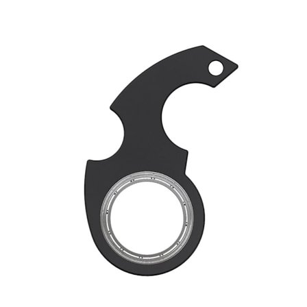 Metalli pyörivä lelureppu solki BLACK BLACK