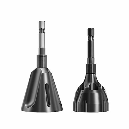 2 kpl Viistys- ja Reunoitustyökalu, Ulkoinen Reunoitus, Ulkoinen Reunoitus Ruuvien Korjaamiseen, Reunoitus Halkaisijalle 5-25mm