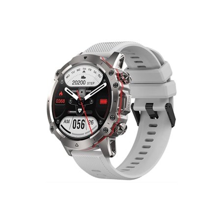 Smartwatch med Bluetooth-opkald, 1,43-tommers skærm, pulsmåling og blodtryksmåling samt flere sportstilstande