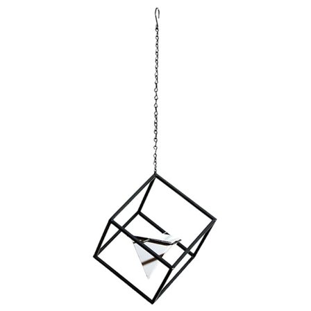 Metal firkantet potteplante stativ, blomsterpotte plante stativ til indendørs og udendørs dekoration (planter ikke inkluderet)