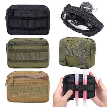 1st Män Kvinnor Mini Jakt Midjeväska Organizer Molle Nylon Utomhus Taktisk Camping Jakt Pack Verktygsväskor