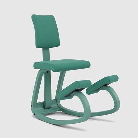 Variable Plus Monochrome, Varier Furniture, Kneeling chair with backrest