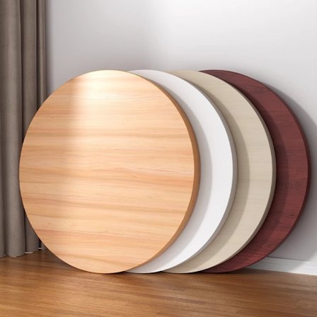 vidaXL Bordsskiva Rund Ø40x3 cm Massivt Trä