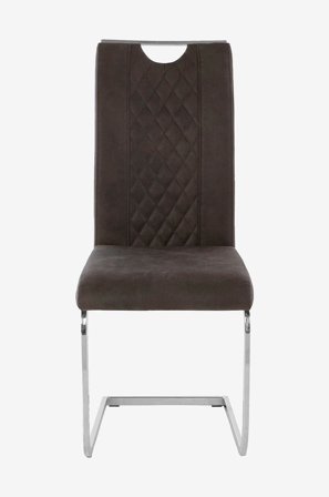 Loft24 - Matsalsstol Carson, 2 st. - Grå - Stolar - Från Homeroom