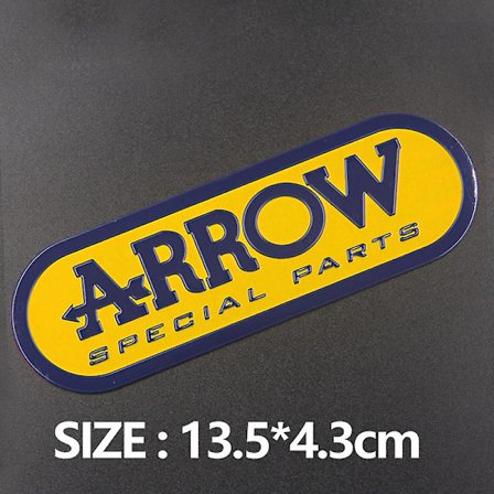 Alumiiniset moottoripyörän pakoputkitarroja Yoshimura Honda Yamaha Suzuki Kawasaki pakoputken äänenvaimentimen tarroihin - Tarrat ja tarrat