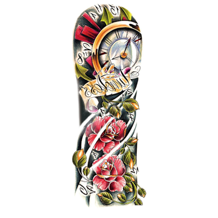 Sajy Men Arm Tattoo Temporary Tattoos Sticker Fake Tatoo Hot 3d Art Waterproof