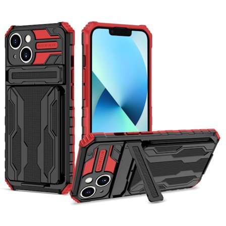 iPhone 13 - Plånboksfodral med Kortplatser och Kickstand