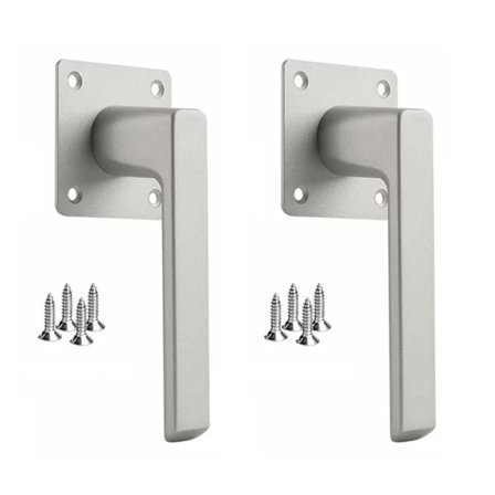 1 Par rumsdörrhandtag Skåp Lådknappar Enkelsidig dörr