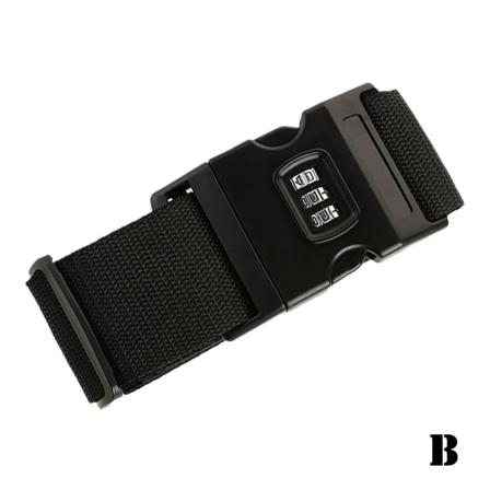 Nansh 4-pack Set, Justerbara Resväskabälten Silic