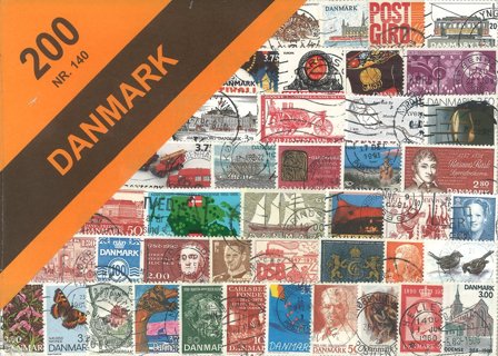 Danmark - 200 frimærker