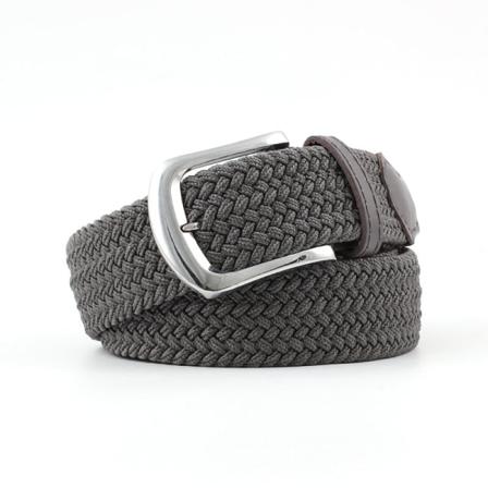 Dambälten Herr Canvasbälte Stretchvävt läderbälte Mode Casual Elastiskt byxbälte unisex Dark gray 107x3.3cm