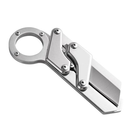 Stainless Steel Folding Knife with Fixed Blade for Outdoor Camping Hiking Fishing