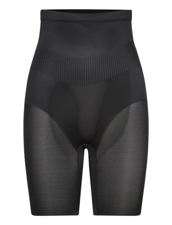 Fit & Lift High Waist Long Leg S Lingerie Shapewear Bottoms Black Wacoal