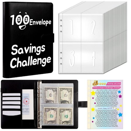 100 Days Savings Challenge 100 Envelope Challenge Binder MUSTA