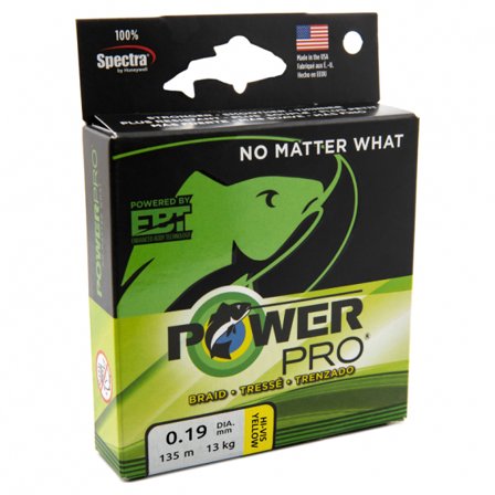 PowerPro Hi-Vis Yellow 135m - 0.23mm 15kg