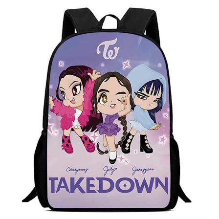 K-Pop Demon Hunter Rygsæk med Madkasse & Penalhus til Skole[JSR]