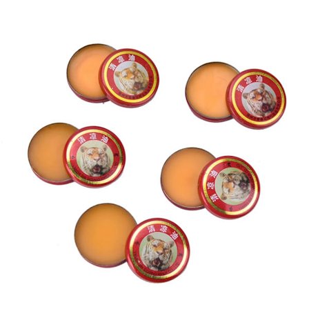 5 st Tigerbalsam Smärtlindrande Salva Massage Röd Vit Muskelolja Värk QingLiangYou Huvudvärk Åksjuka Klåda Lindring~05601