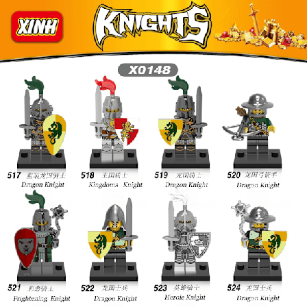 Byggeklosser X0164 Gamle egyptiske romerske soldater X0164 Krigerkors X0163 Samle leker X0148