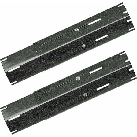 Justerbara Värmefördelningsplåtar i Porslinsemalj för Grill, 29,9-53,9 cm, 2-pack, Kompatibla med Charbroil Nexgrill Landmann Brinkman Backyard