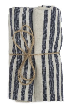 Gustav Ovland Apell Servietter Blåstripet 4pk