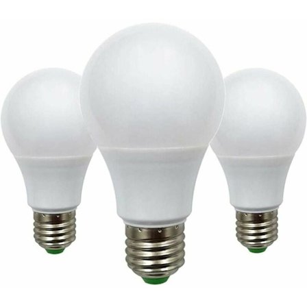 3-pakning E27 5W tilsvarende LED-skruelyspærer - Ideell for Off Grid Solar Lighting Marine Boat Motorhome White