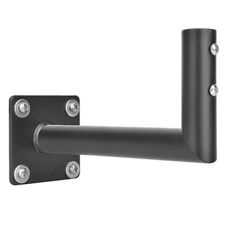 Mengxi 1 Set Vimpel Monteringsfäste Rostsäker Hög Hårdhet L-rör Stöd Stål Utomhus Tv-antenn Monteringsfäste Hemtillbehör