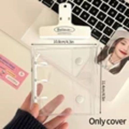 Läpinäkyvä valokuvakorttikotelo vedenpitävä Idol-korttikansio Kpop Idol-korttien keräilykirja värikäs irtolehtinen valokuvakorttien keräilykirja