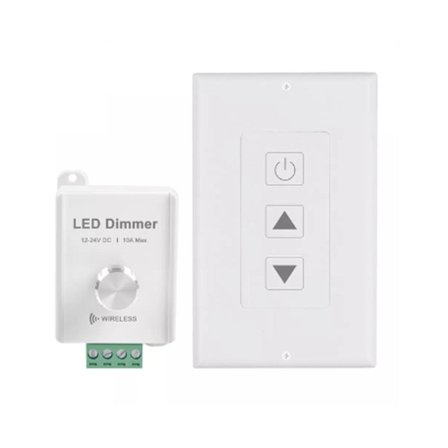 Dc12v-24v 10a Trådløs LED-stripe Dimmer med berøringsfjernkontroll for enfarget LED-stripe (u1)