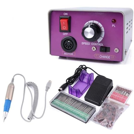 Professionell elektrisk nagelfilpenna kit manikyr pedikyr maskin