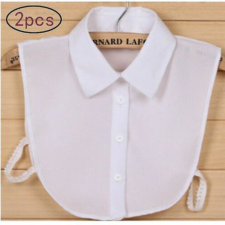 Falsk krage avtagbar bluse krage krageinnlegg kvinner