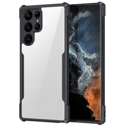 Stöttåligt Samsung Galaxy S22 Ultra hybridskal - Svart