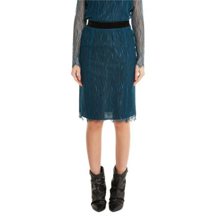Patrizia Pepe Midi Skirts Blå, Dame