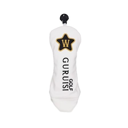 Golf Woods Headcovers Golfklubbhuvudskydd VIT 2 2 Vit 2-2
