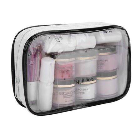 Negle Dyppepulver Sæt Neglekunst Pulver Top Base Coat Gel Pensel Manicure Værktøj