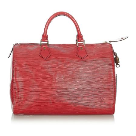 Louis Vuitton Vintage Pre-owned HandTass , Rood , Dames , Maat: ONE Size Vintage Tassen